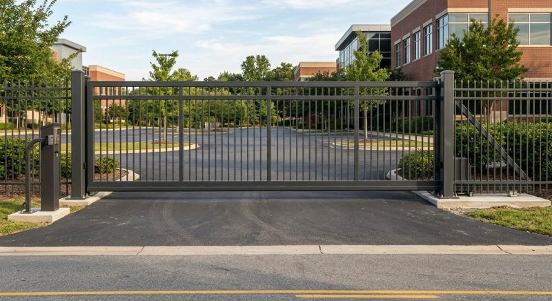 Commercial Gate Installation in Cary, NC
