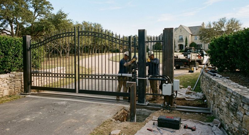 Driveway Gate Installation in Roswell, GA